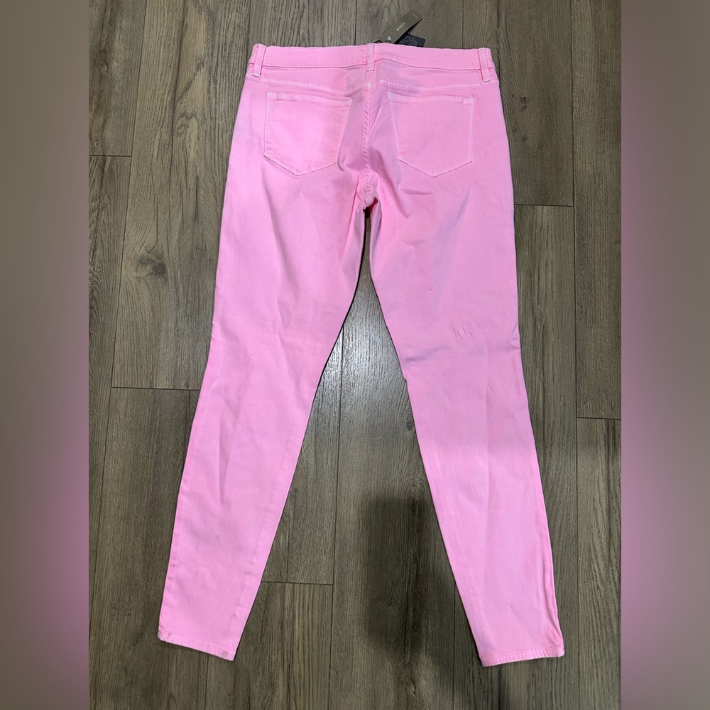 J Crew size 32 Tall pink Toothpick pants NWT - Picture 3 of 3